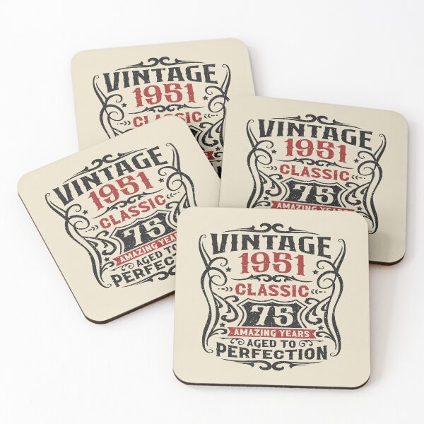 Item preview, 75th Birthday Vintage 1951 Classic 75 Amazing Years designed and sold by eclecTEEq.