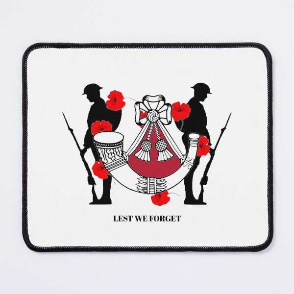 Item preview, The Light Infantry Remembrance Lest we Forget designed and sold by Bootneckstore.