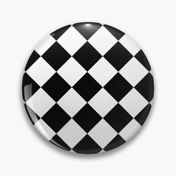 Item preview, Black and White Harlequin Diamonds designed and sold by kitschandkawaii.