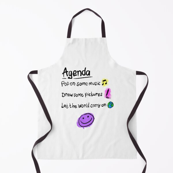 Item preview, Today's agenda (black text) designed and sold by LostintheLines.