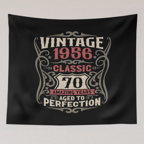 Item preview, 70th Birthday Vintage 1956 Classic 70 Amazing Years designed and sold by eclecTEEq.