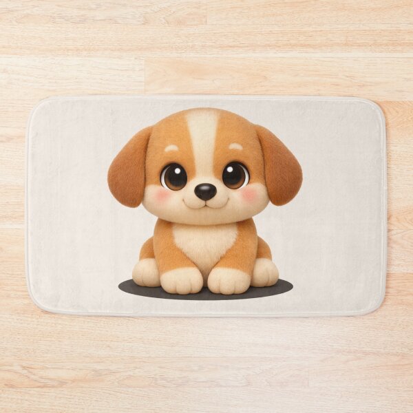 Item preview, Cute Puppy Aesthetic – Kawaii Style 3D Dog Art designed and sold by dogmomtees.