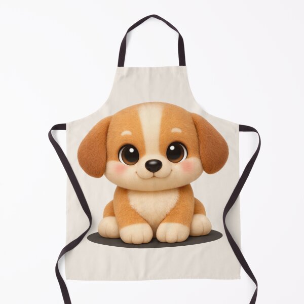 Item preview, Cute Puppy Aesthetic – Kawaii Style 3D Dog Art designed and sold by dogmomtees.