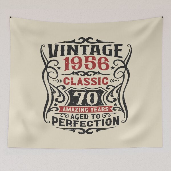 Item preview, 70th Birthday Vintage 1956 Classic 70 Amazing Years designed and sold by eclecTEEq.