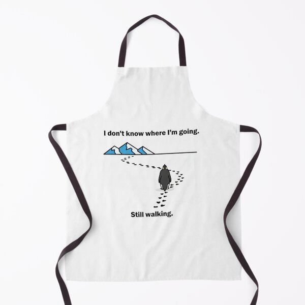 Item preview, I Don’t Know Where I’m Going Still Walking Penguin Motivation Quote designed and sold by ZYNORAworld.