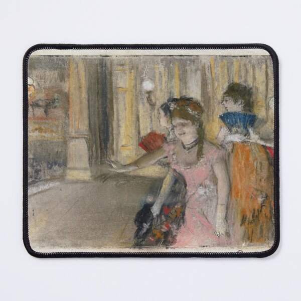 Item preview, Singers on the Stage by Edgar Degas: Vintage Impressionist Theater Poster designed and sold by artofuniverse.