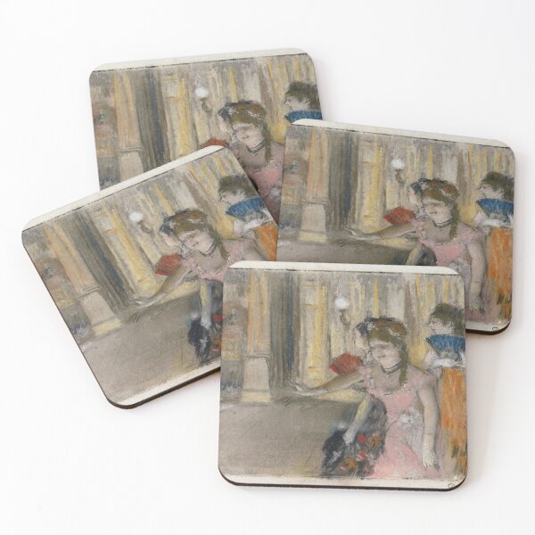 Item preview, Singers on the Stage by Edgar Degas: Vintage Impressionist Theater Poster designed and sold by artofuniverse.