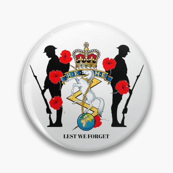 Item preview, REME  Remembrance Lest we Forget designed and sold by Bootneckstore.