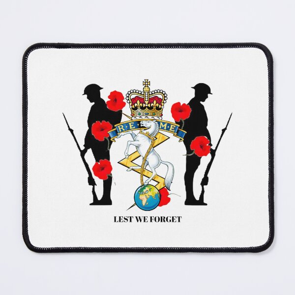Item preview, REME Remembrance Lest we Forget designed and sold by Bootneckstore.