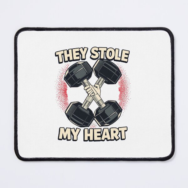 Item preview, They Stole My Heart Funny Gifts For Gym Lovers On Valentine`s Day designed and sold by Martysstore.