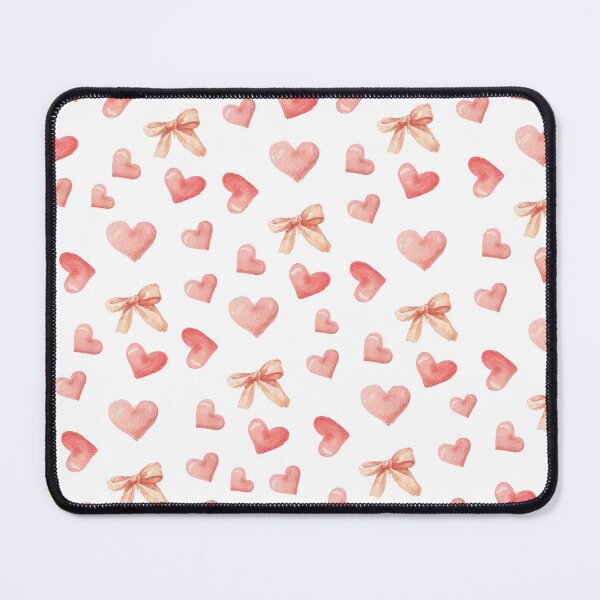 Item preview, Pink Coquette Hearts and Bows Pattern designed and sold by GirlyTrend.