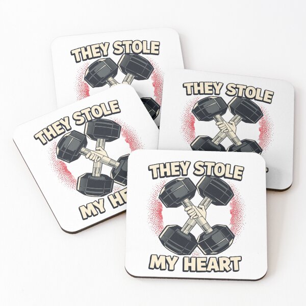 Item preview, They Stole My Heart Funny Gifts For Gym Lovers On Valentine`s Day designed and sold by Martysstore.