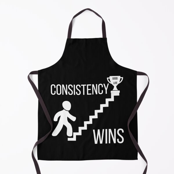 Item preview, Consistency Wins Inspirational T-Shirt – Motivation & Growth Mindset designed and sold by positive vibes.