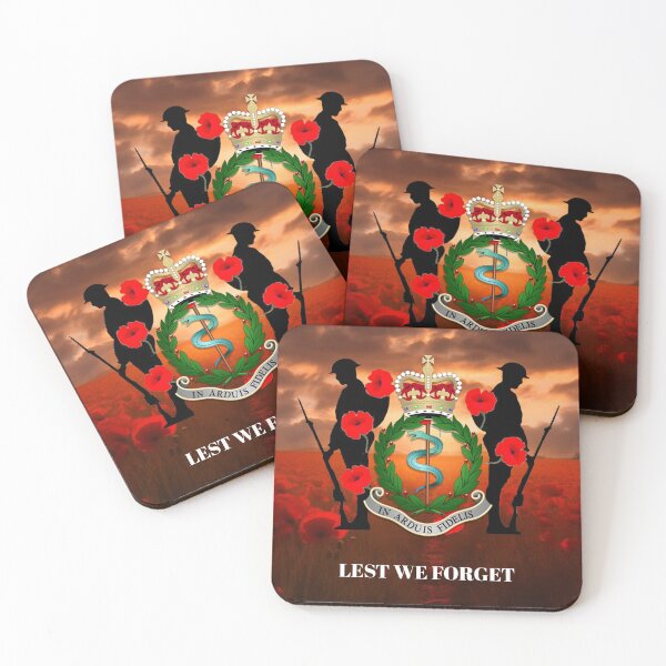 Item preview, Royal Army Medical Corps RAMC Remembrance Lest we Forget designed and sold by Bootneckstore.