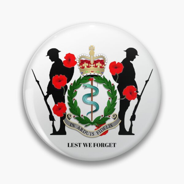 Item preview, Royal Army Medical Corps RAMC Remembrance Lest we Forget designed and sold by Bootneckstore.