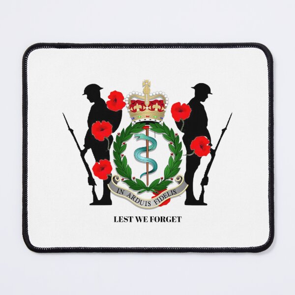 Item preview, Royal Army Medical Corps RAMC Remembrance Lest we Forget designed and sold by Bootneckstore.