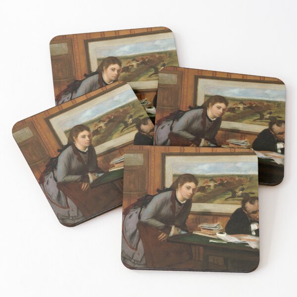 Item preview, Sulking by Edgar Degas: Impressionist Interior Fine Art Poster designed and sold by artofuniverse.
