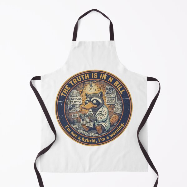 Item preview, Funny Platypus Conspiracy – The Truth Is In N Bill Retro 90s Vintage Art designed and sold by FakeJoo.