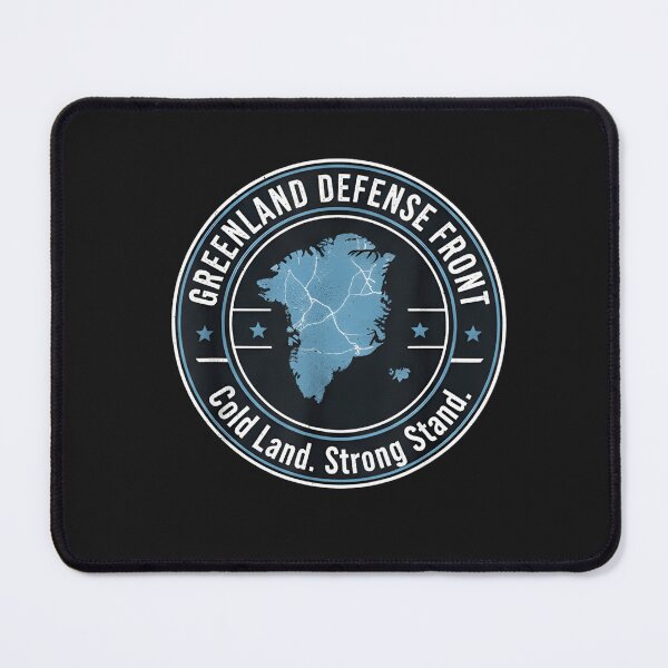 Item preview, Greenland Defense Front T-Shirt – Arctic Badge Emblem Cold Land Strong Stand Climate Protest Graphic Tee designed and sold by ZyxDes.