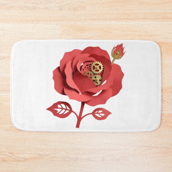 Item preview, Mechanical Steampunk Rose with Bud designed and sold by Marcu Ioachim.