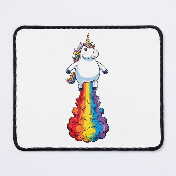 Item preview, Rainbow Farting Unicorn – Funny Flying Magical Shirt designed and sold by WearContext.