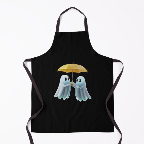 Item preview, Floral Ghost Holds Umbrella Couple Spooky Season Women Men designed and sold by MarkLeedsArt.