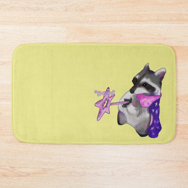 Item preview, Racoon with a wand (poof) designed and sold by pinkybat.