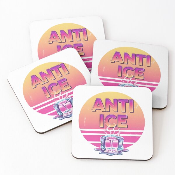 Item preview, Anti Ice - Retro Vaporwave Sunset Design designed and sold by Latikshop.