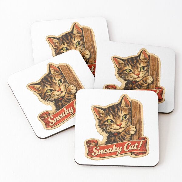 Item preview, No Thoughts Just Vibes – Funny Derpy Cat designed and sold by kadryshop.