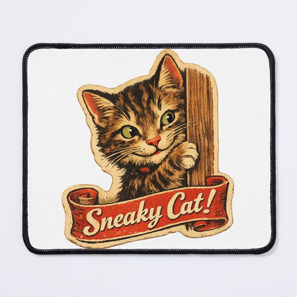 Item preview, No Thoughts Just Vibes – Funny Derpy Cat designed and sold by kadryshop.