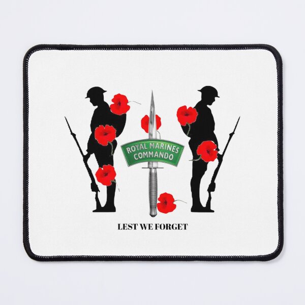 Item preview, Royal Marines Commando Remembrance Lest we Forget designed and sold by Bootneckstore.
