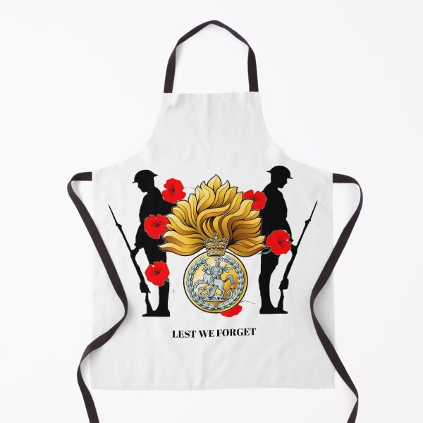 Item preview, The Royal Regiment of Fusiliers Remembrance Lest we Forget designed and sold by Bootneckstore.