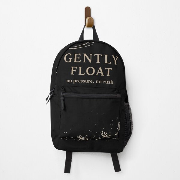 Item preview, Gently Float T-Shirt – No Pressure No Rush Minimal Quote Design designed and sold by KDesignCrafts.