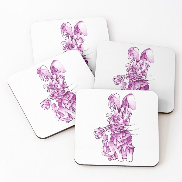 Item preview, Purple Arctic hare designed and sold by liquid-print.