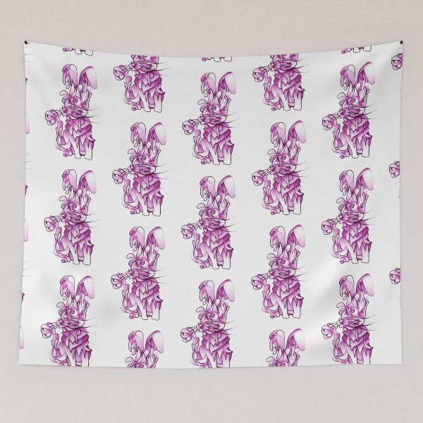 Item preview, Purple Arctic hare designed and sold by liquid-print.