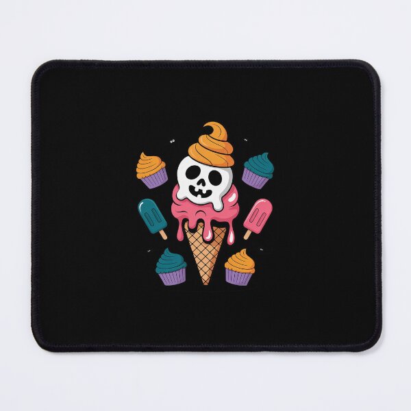 Item preview, Halloween Ghost Ice Cream Summerween Halloween Horror designed and sold by MarkLeedsArt.