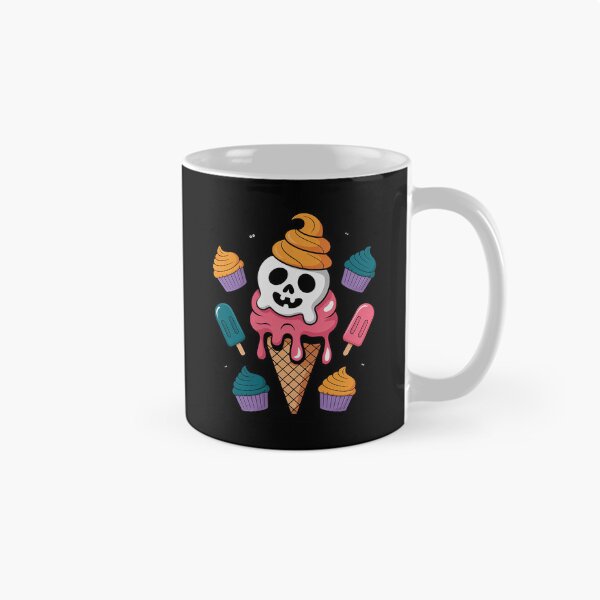 Item preview, Halloween Ghost Ice Cream Summerween Halloween Horror designed and sold by MarkLeedsArt.