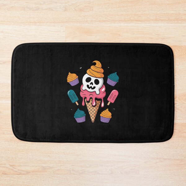 Item preview, Halloween Ghost Ice Cream Summerween Halloween Horror designed and sold by MarkLeedsArt.