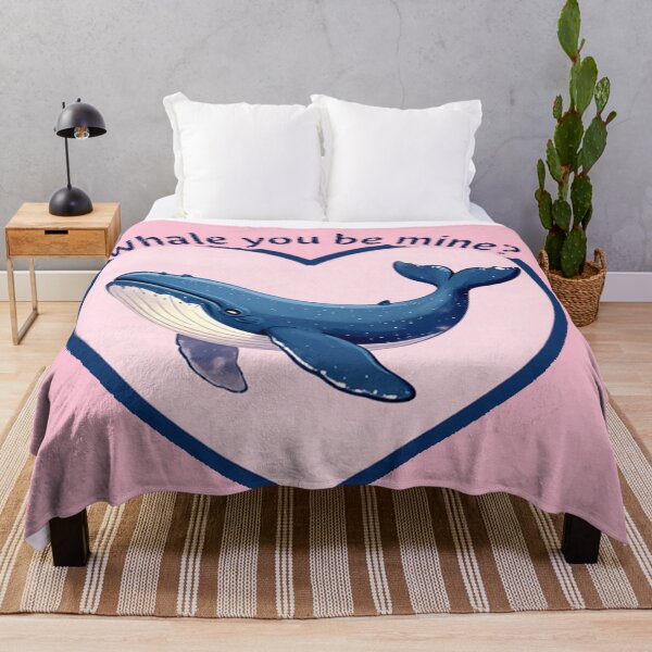 Item preview, Whale You Be Mine Valentine designed and sold by AnimalAirtistry.
