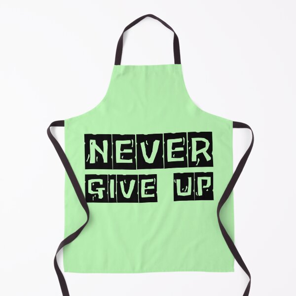 Item preview, Never Give Up – Bold Motivational Quote Typography Design designed and sold by NilofaDesigns.