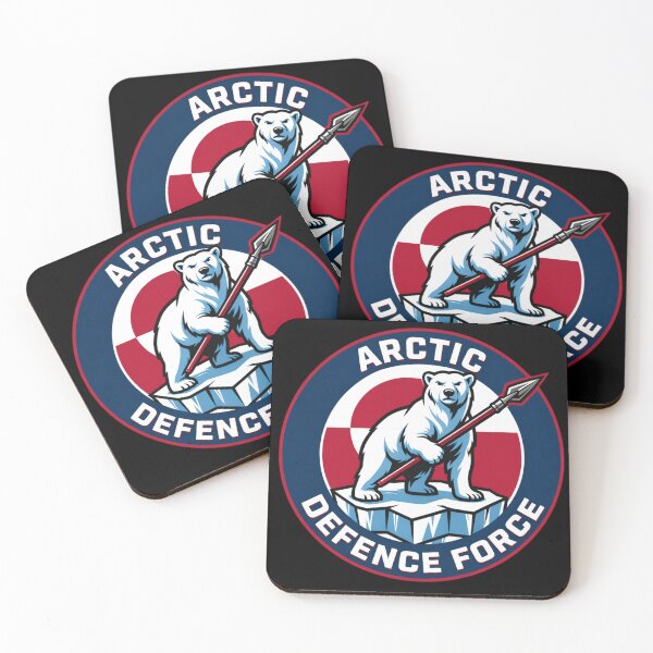 Item preview, Arctic Defence Force Polar Bear Logo – Military Style Vector Mascot Emblem designed and sold by Custom Crest.