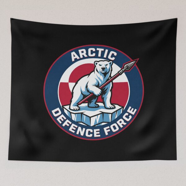 Item preview, Arctic Defence Force Polar Bear Logo – Military Style Vector Mascot Emblem designed and sold by Custom Crest.