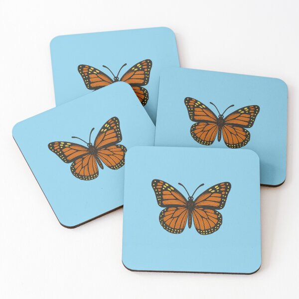 Item preview, Butterfly Monarch woodcut-style  designed and sold by S-M-P-A.