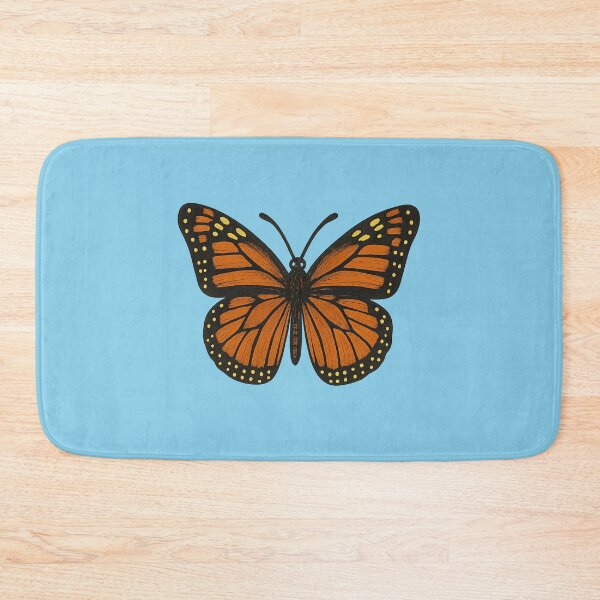 Item preview, Butterfly Monarch woodcut-style  designed and sold by S-M-P-A.