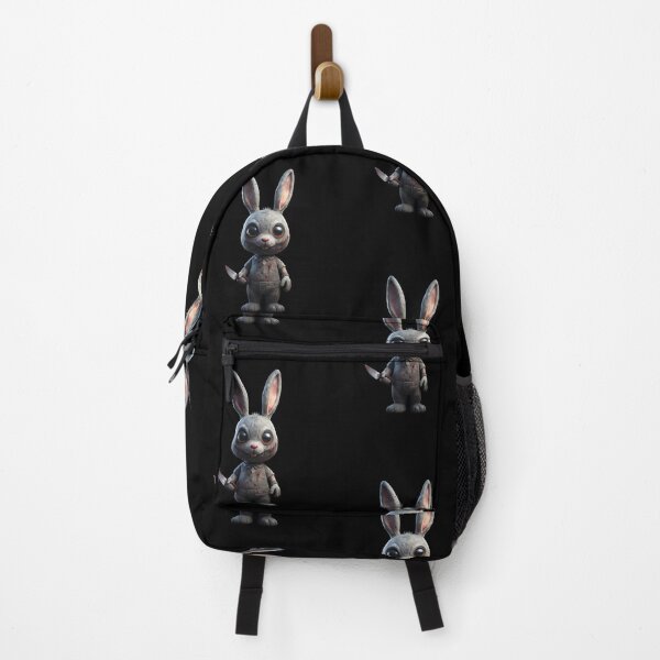 Item preview, Halloween bunny in a deep darkness with a knife designed and sold by gayishdesign.