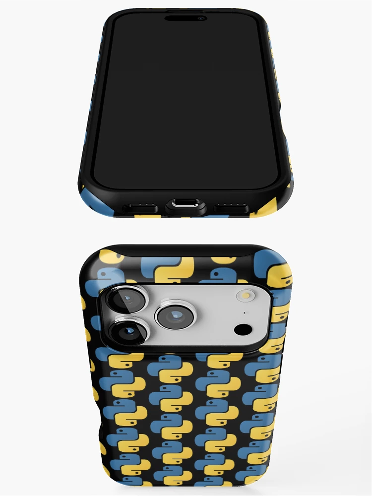 Thumbnail 3 of 4, iPhone Case, Python Sticker for Programmers designed and sold by Programmer's Merch.