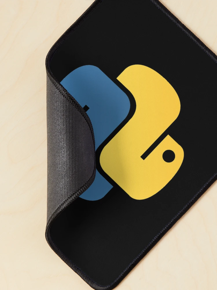 Thumbnail 2 of 5, Mouse Pad, Python Sticker for Programmers designed and sold by Programmer's Merch.