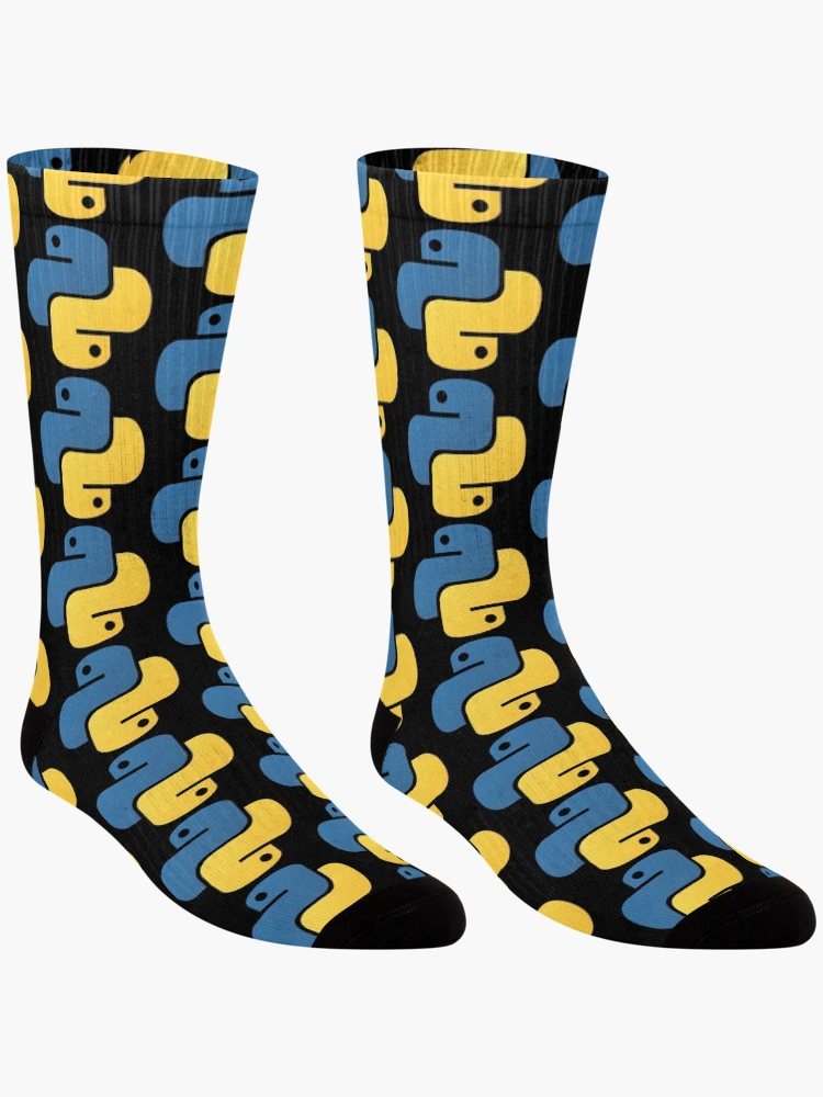 Thumbnail 3 of 5, Socks, Python Sticker for Programmers designed and sold by Programmer's Merch.