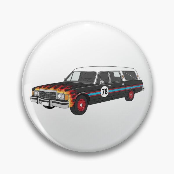 Item preview, Fiery Flame Hearse #78 Cartoon Hot Rod Transport designed and sold by octozap.