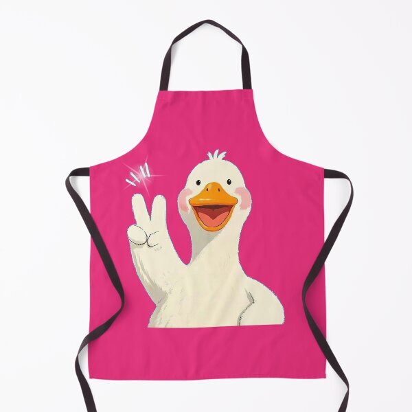 Item preview, Peace Sign Duck – Cute Happy Illustration designed and sold by Regal-Elegances.